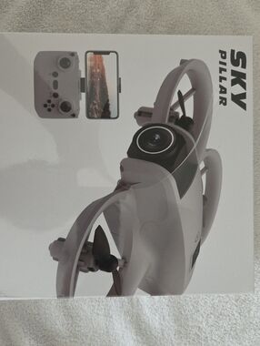 White VR/AR Drone with Camera